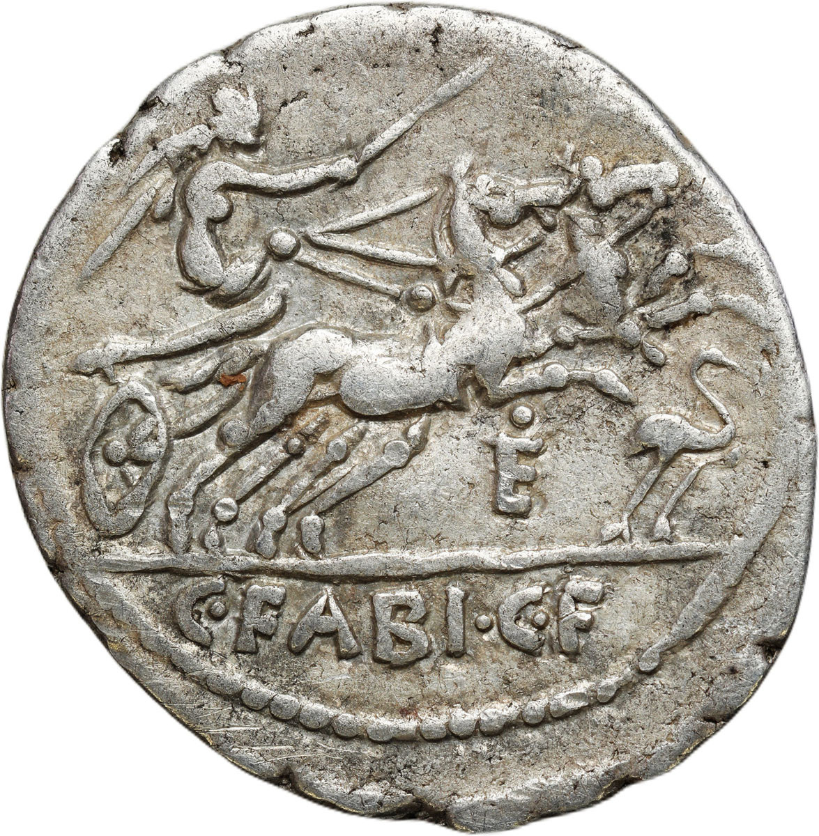 Republika Rzymska, Denar, C. Fabius C.f. Hadrianus. 102 p. n. e., Rzym